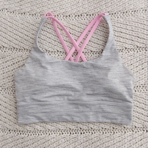 lululemon athletica Other - LULULEMON Energy Bra Long Line - Miami Pink